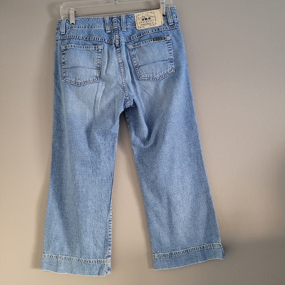 Luck Brand Dungarees of America MADE in USA 6/28 Rancher Crop - Picture 3 of 11